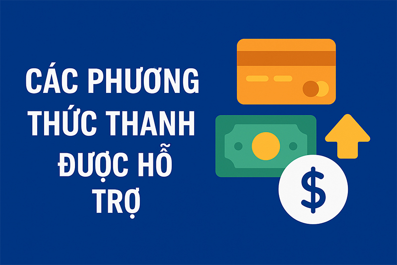 Các phương thức thanh toán phổ biến tại BK8